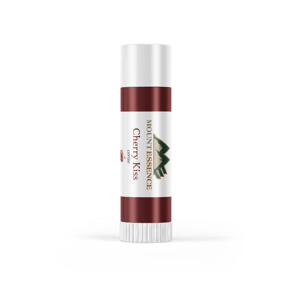 Mount Essence Cherry Kiss Natural Lip Balm – Plant-Based, Hydrating, and All-Natural Lip Care 4.5g(0.15 oz)